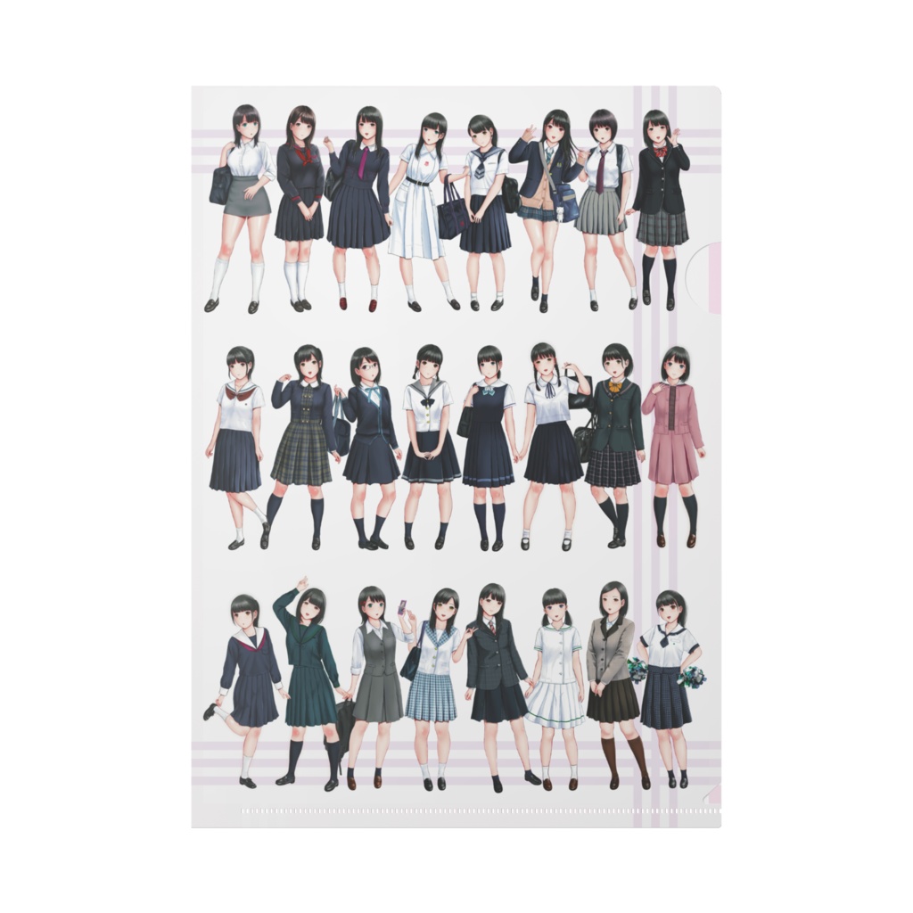 初恋制服図鑑クリアファイルA4