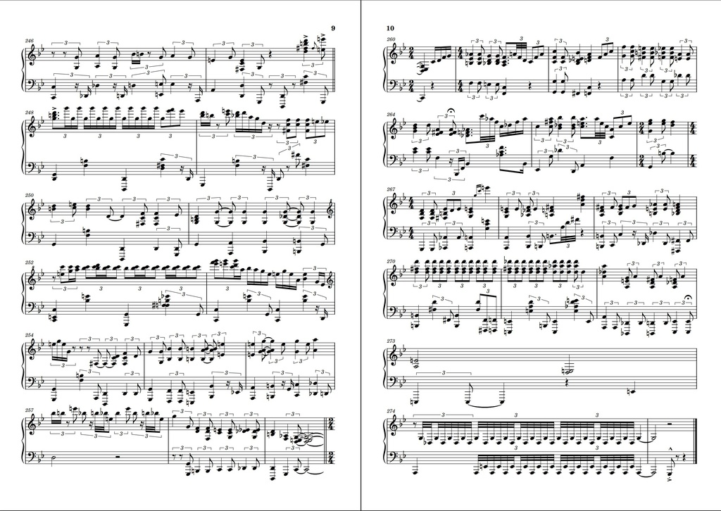 【Fan-made】Piano Solo from 2001 Live "SOUVENIR OF TOKYO" - BEBOP