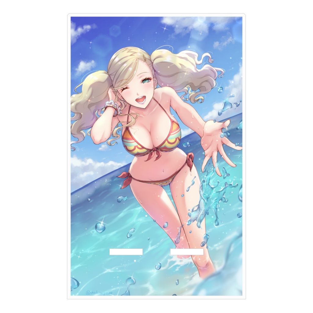 杏と海 アクリルスマホスタンド