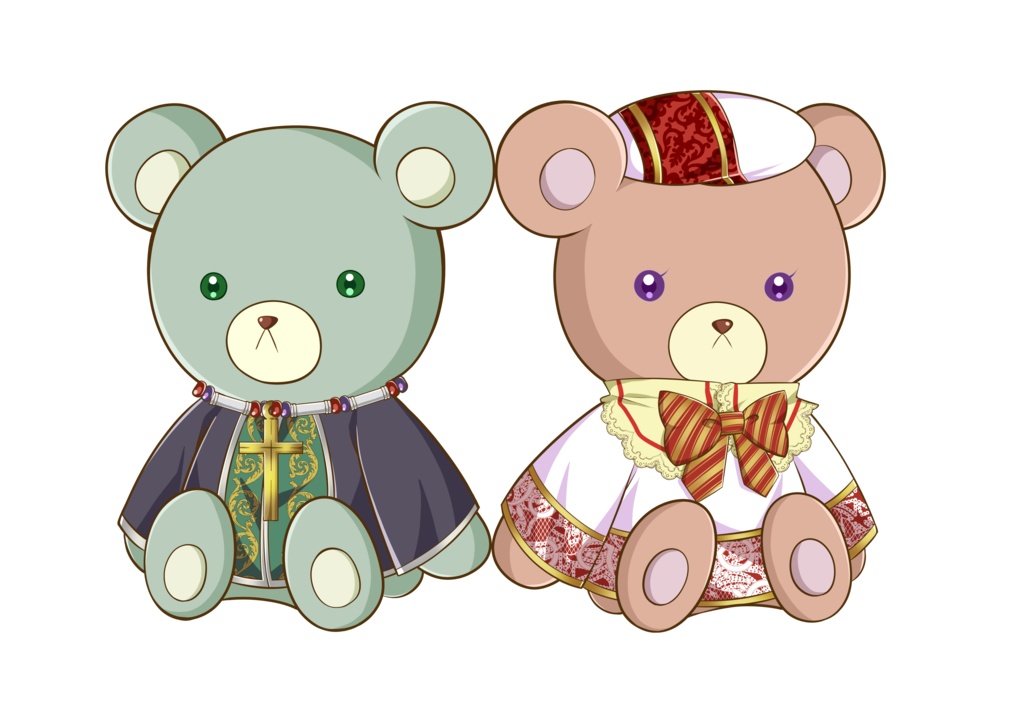 ダンテ2号＆ベアくまちゃんアクリルスタンド