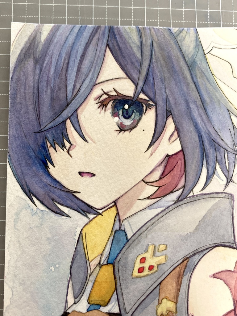 ユミア透明水彩原画