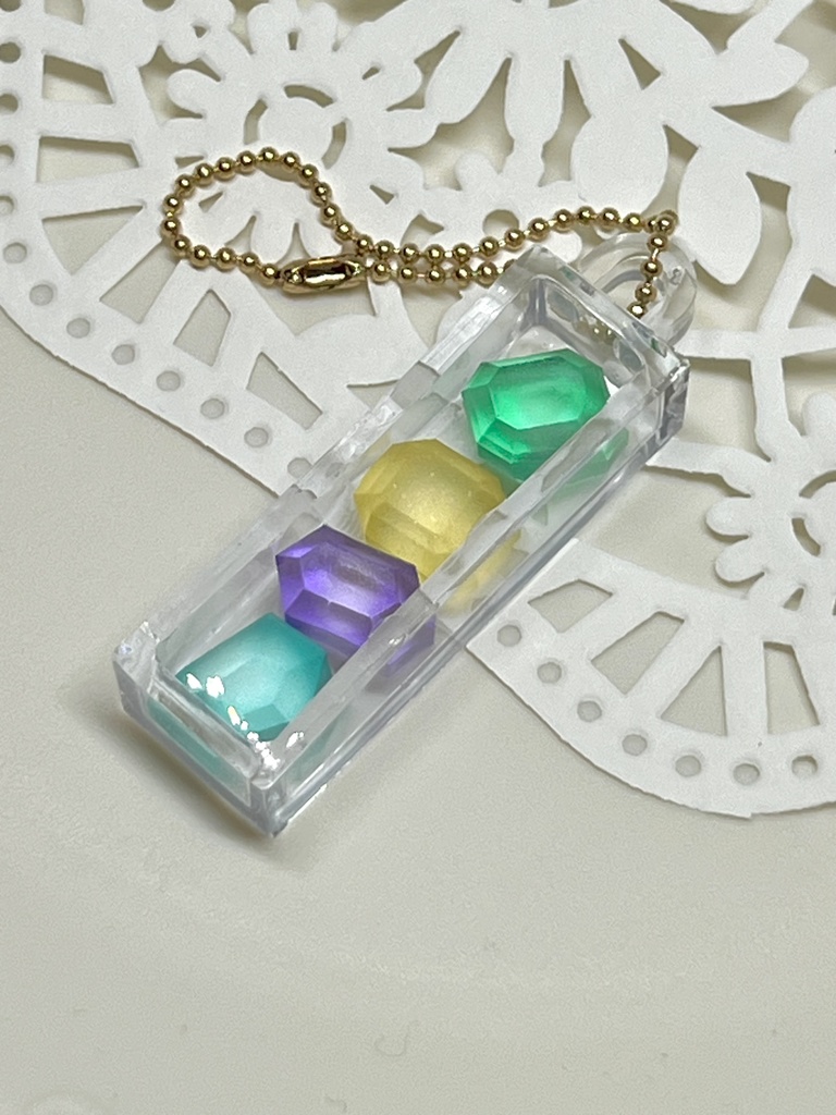 鉱石素材キーホルダー