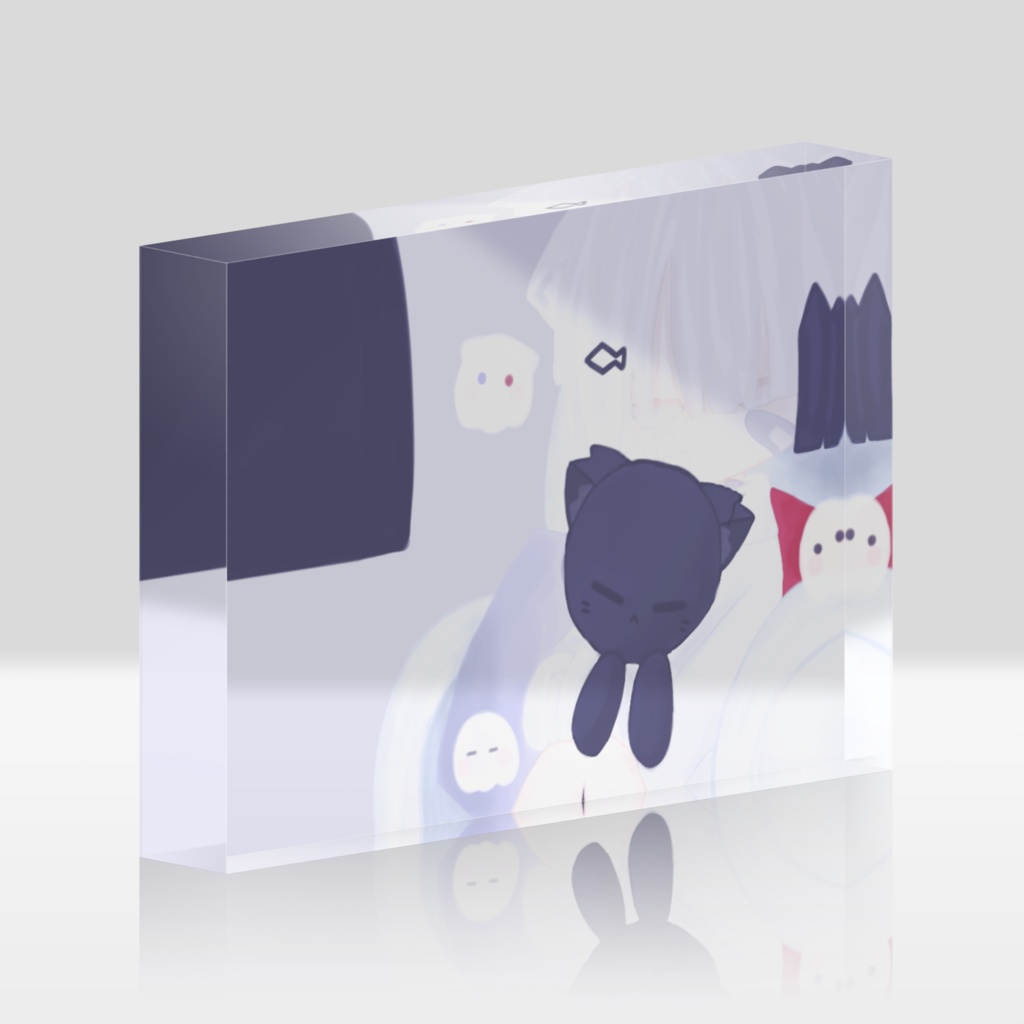 ノマド 狛目アクリルブロック