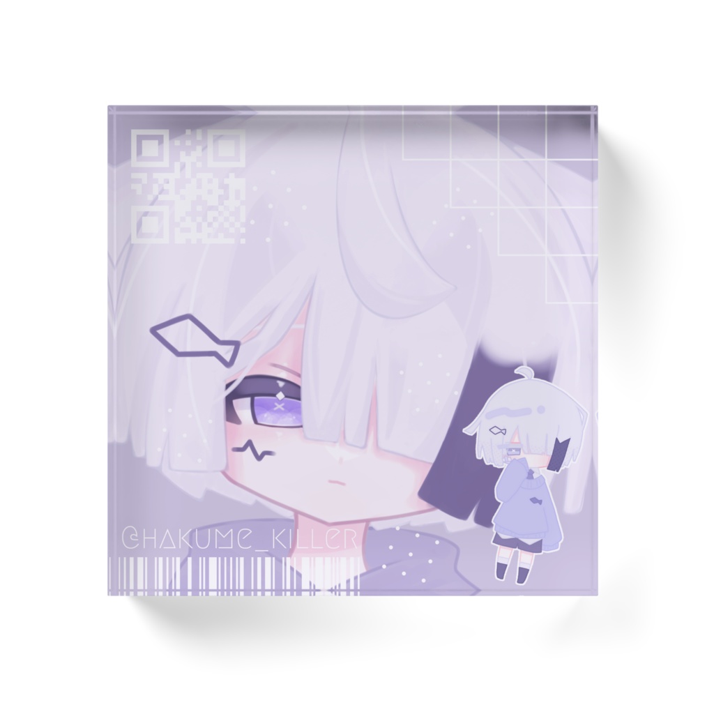 狛目アクリルブロック