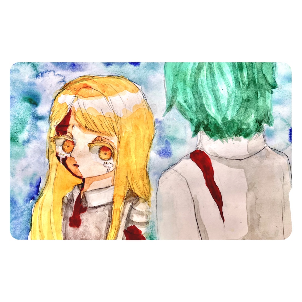 負傷シーンICカードステッカー