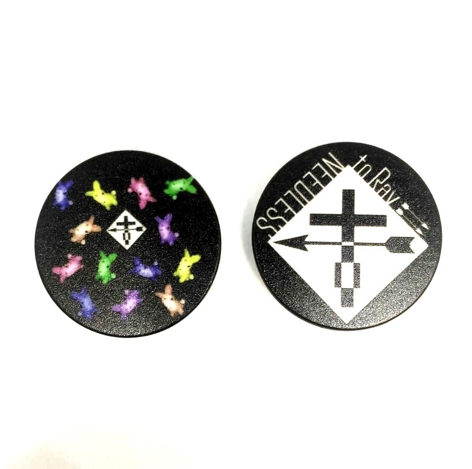 カラフル ラビット＆NEEDLESS to Rayモチーフ スマホグリップ