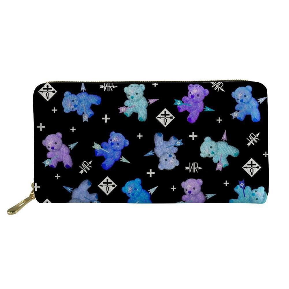 BLUE テディベア 長財布