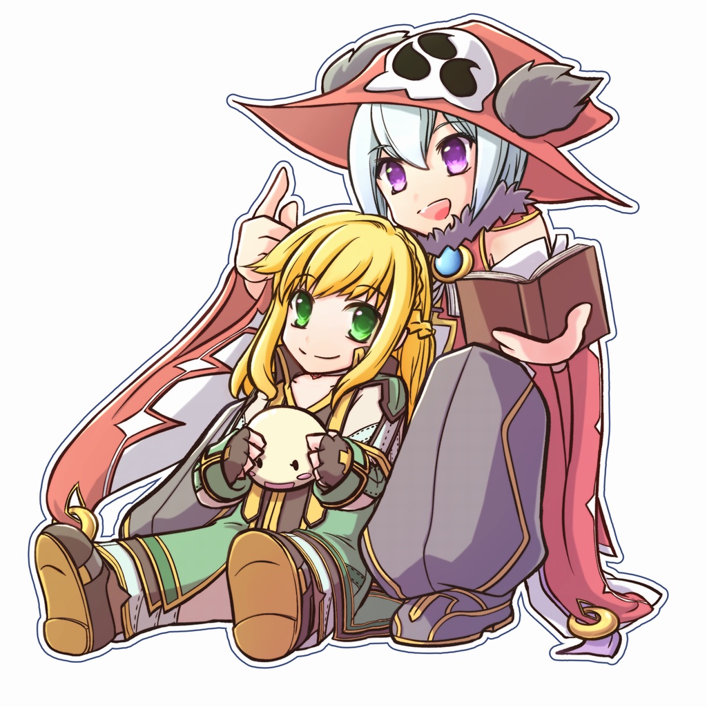 皿ABコンビ　アクリルキーホルダー