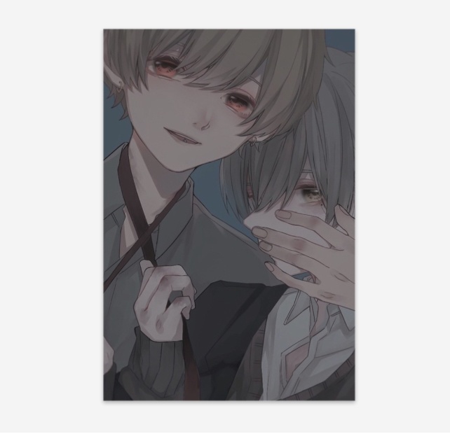 ポストカード ブルー