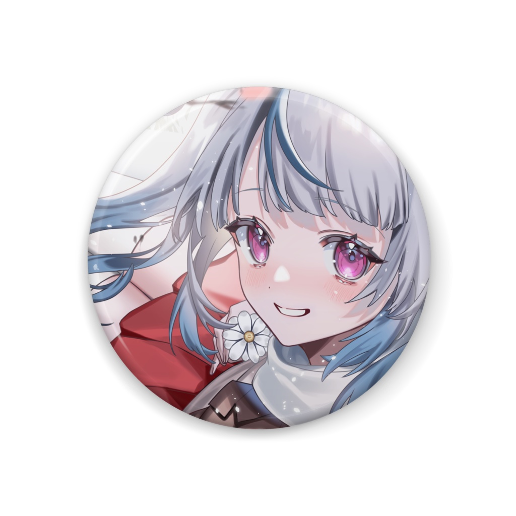 2周年記念缶バッチ