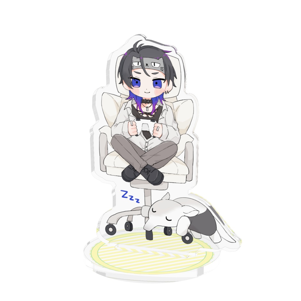 時計塔のセツナ　アクリルスタンド 　イラストD　70mm×70mm