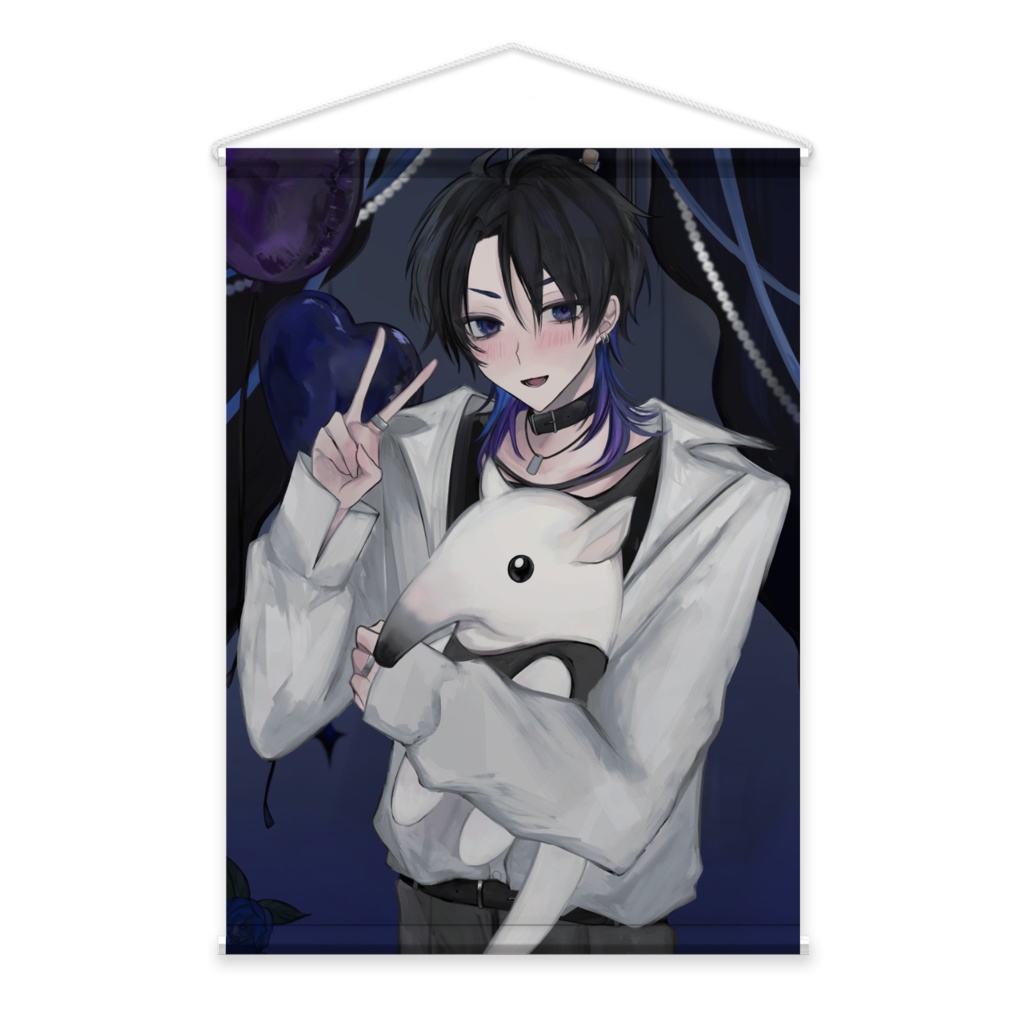 時計塔のセツナ　タペストリー　イラストB