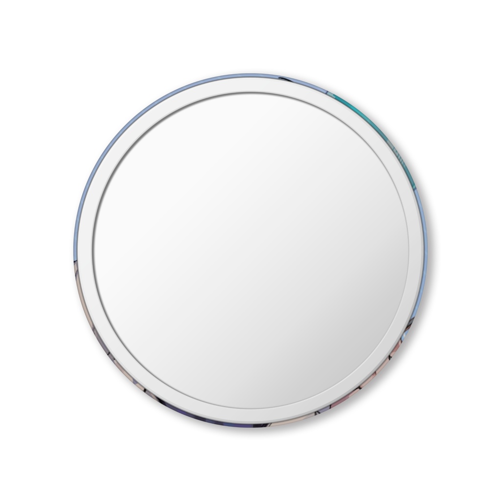 時計塔のセツナ 缶ミラー イラストH 75mm