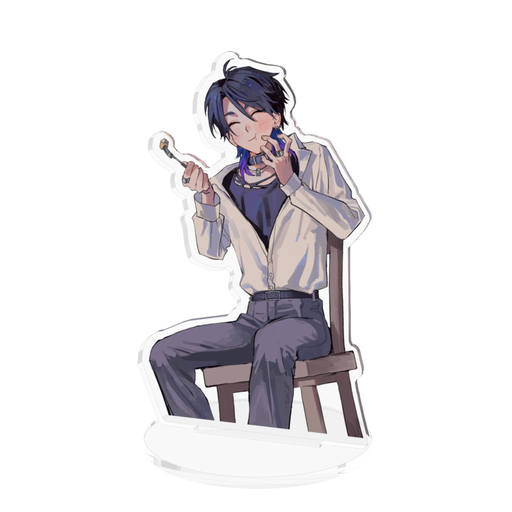 時計塔のセツナ アクリルスタンド イラストE 100mm×100mm