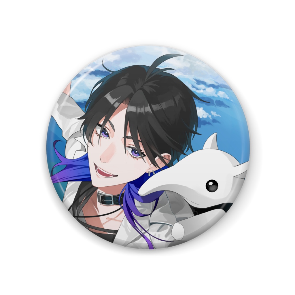 時計塔のセツナ 缶バッジ 活動3周年記念 57mm