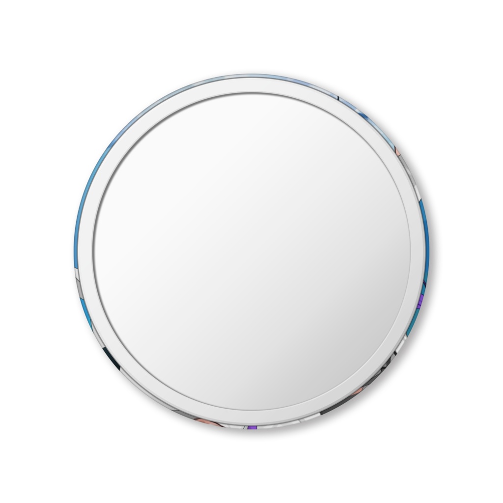 時計塔のセツナ 缶ミラー 活動3周年記念 75mm