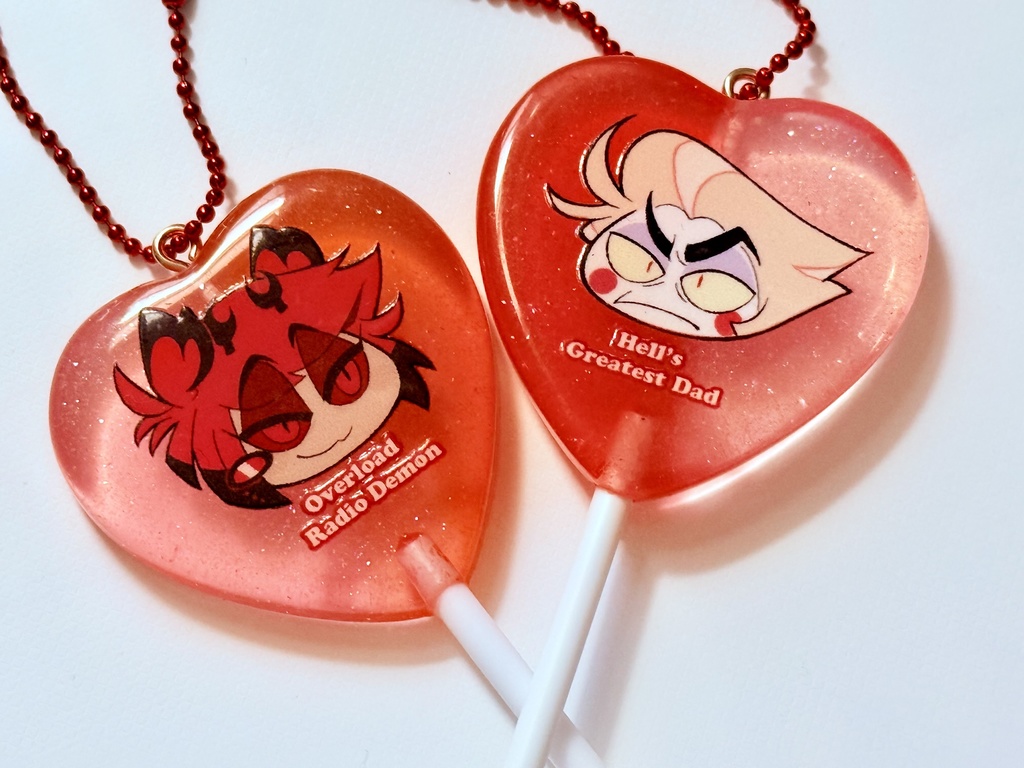 アラルシ　🍭Acrylic Keychain set　📻🍎