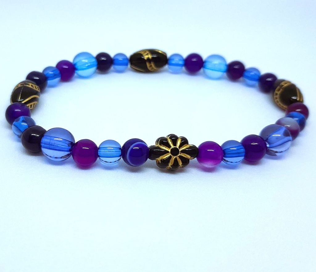 ビーズブレスレット Sapientia(サピエンティア/意味:知恵) 真・三國無双シリーズ 荀攸イメージ