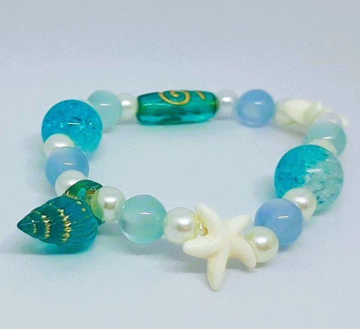 ビーズブレスレット Marin(マリン/意味:海)