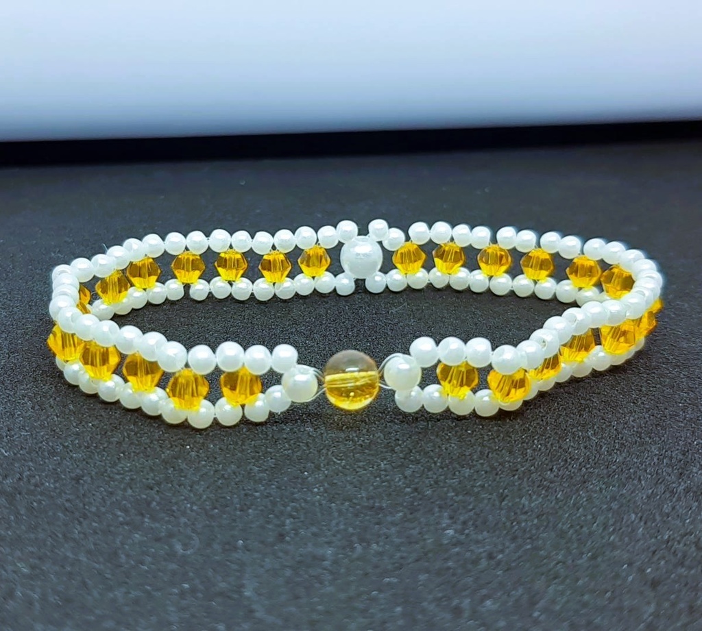 推し色ブレスレットシリーズ 蜂蜜色の夢