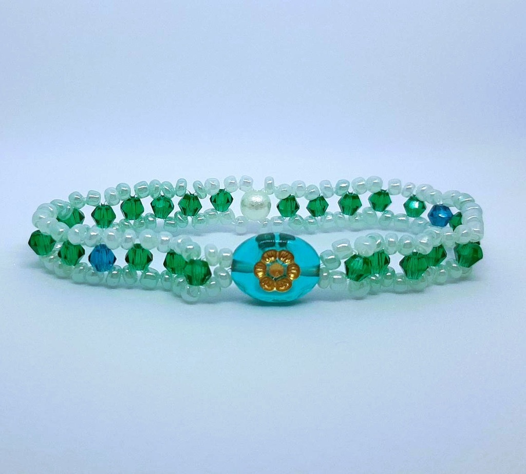 推し色ブレスレットシリーズ　新緑の夢