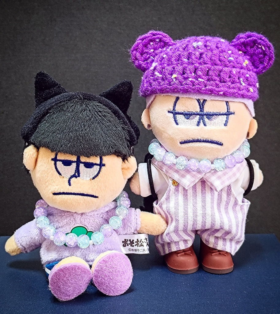 青紫のブレスレット