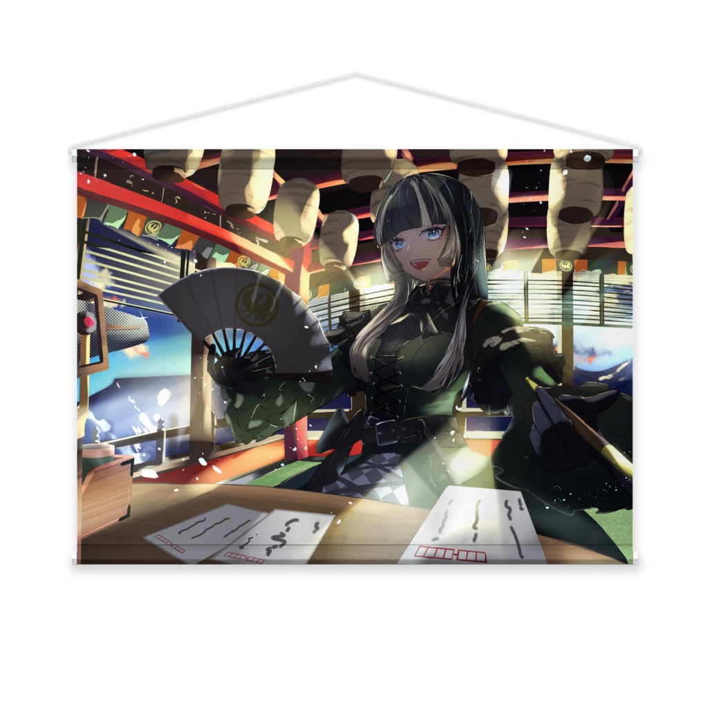 【完全受注生産】儒烏風亭らでん C105 タペストリー