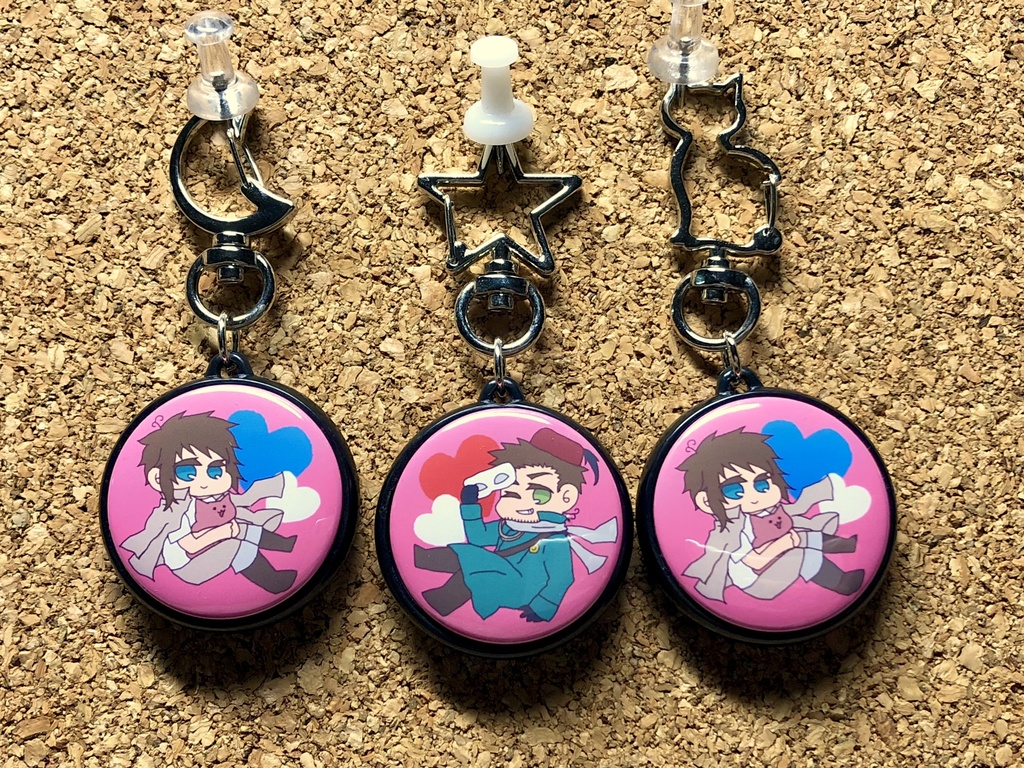 APH山菜コンビ両面ストラップ