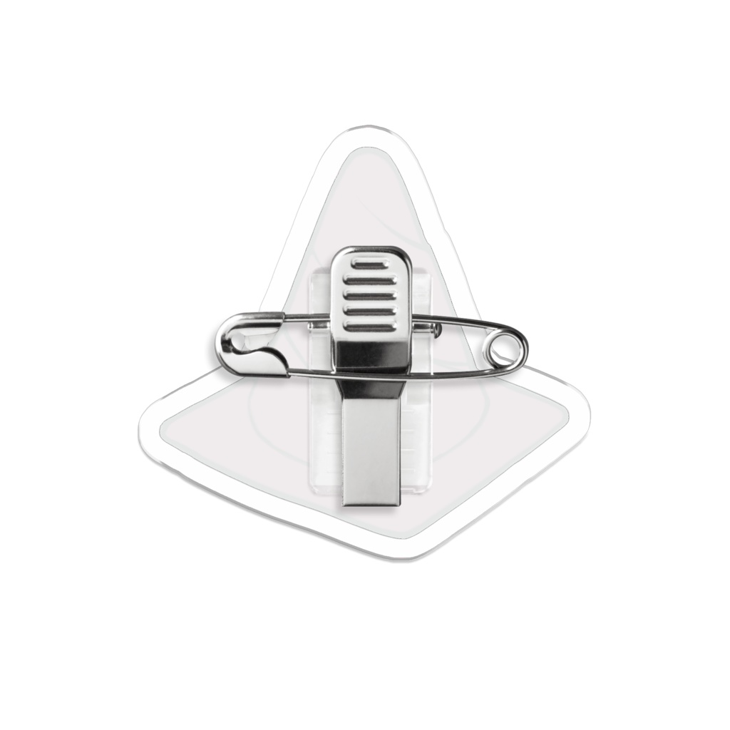 パリカラーコーンアクリルバッジ