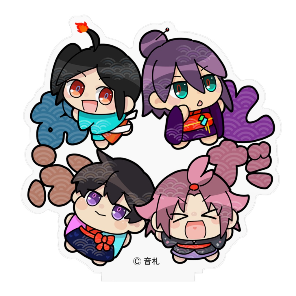 「音札」 4周年記念 アクリルフィギュア