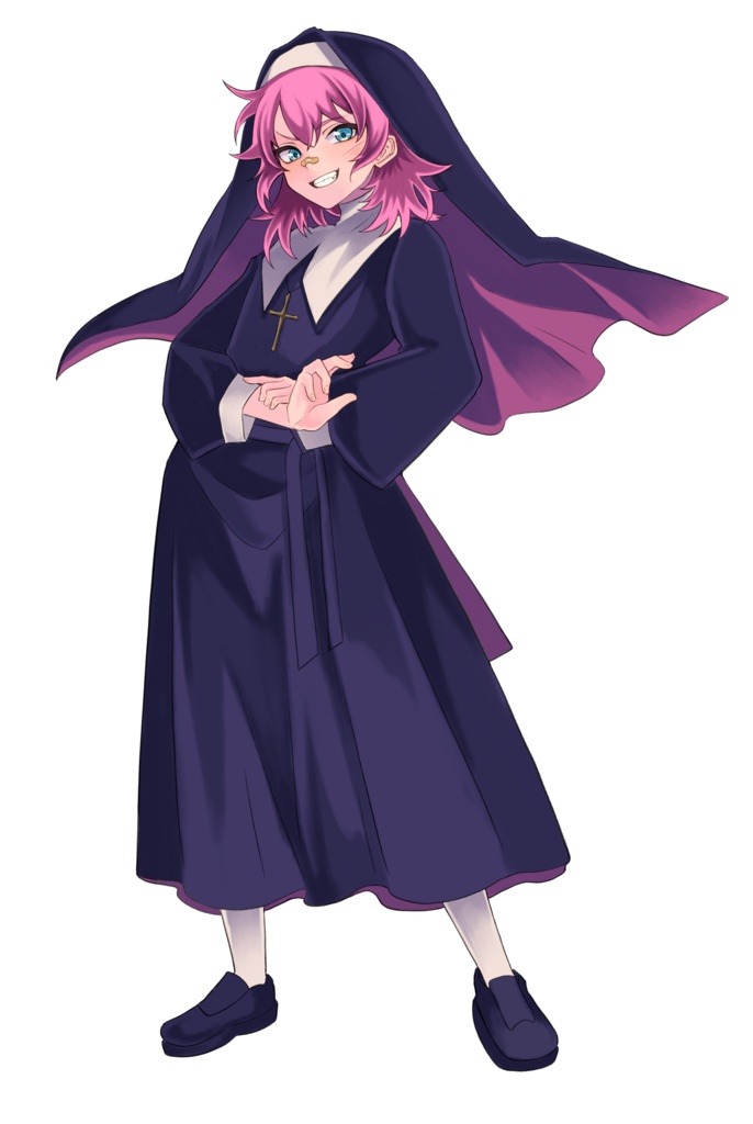 修道女 立ち絵