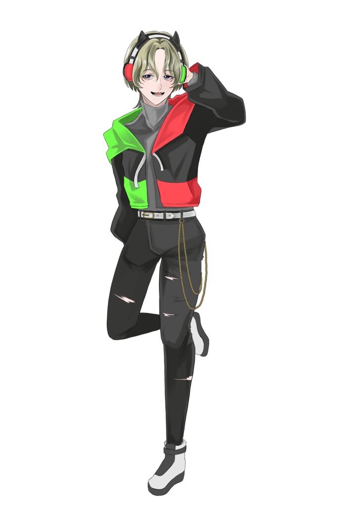 男性立ち絵＆ミニキャラセット