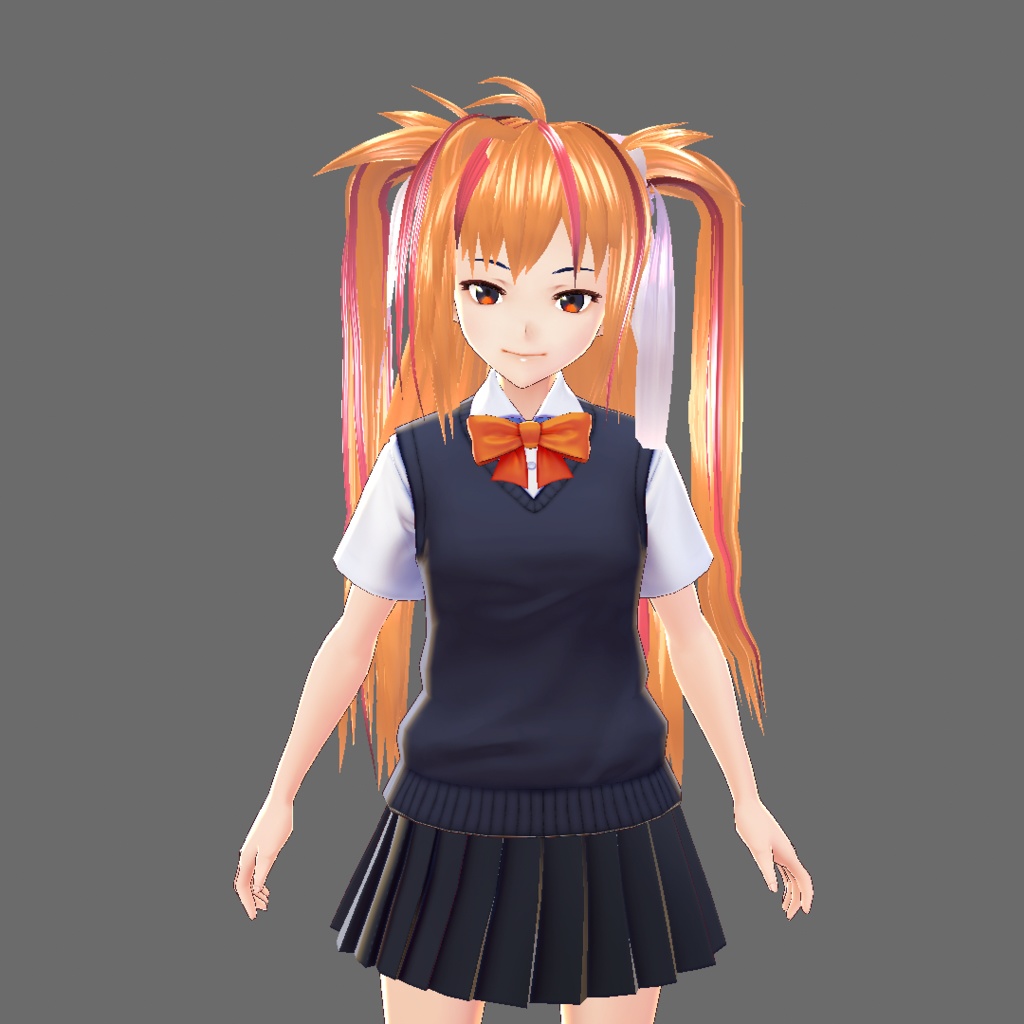 【VRoid】ツーサイドアップツインテール【正式版用】