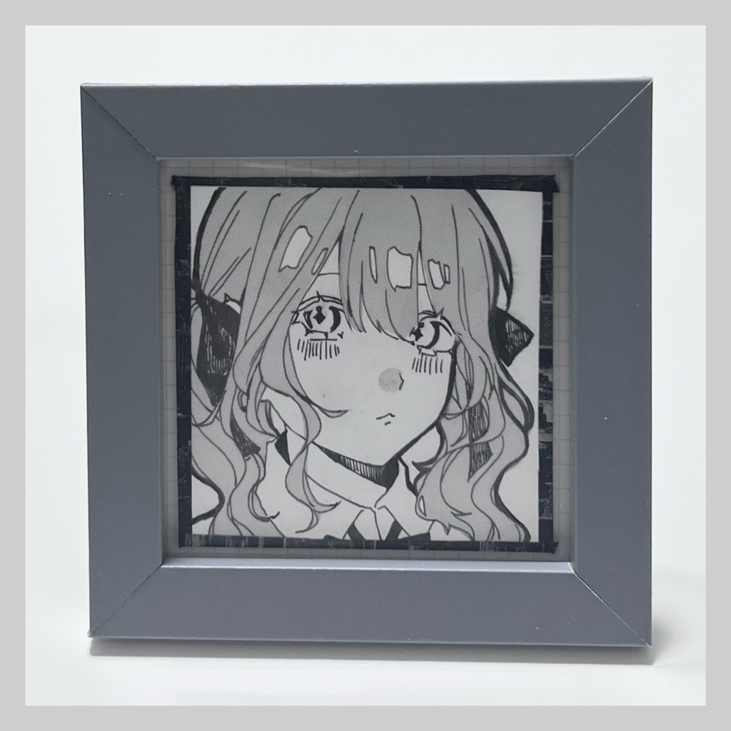 マンガ風ミニ色紙原画