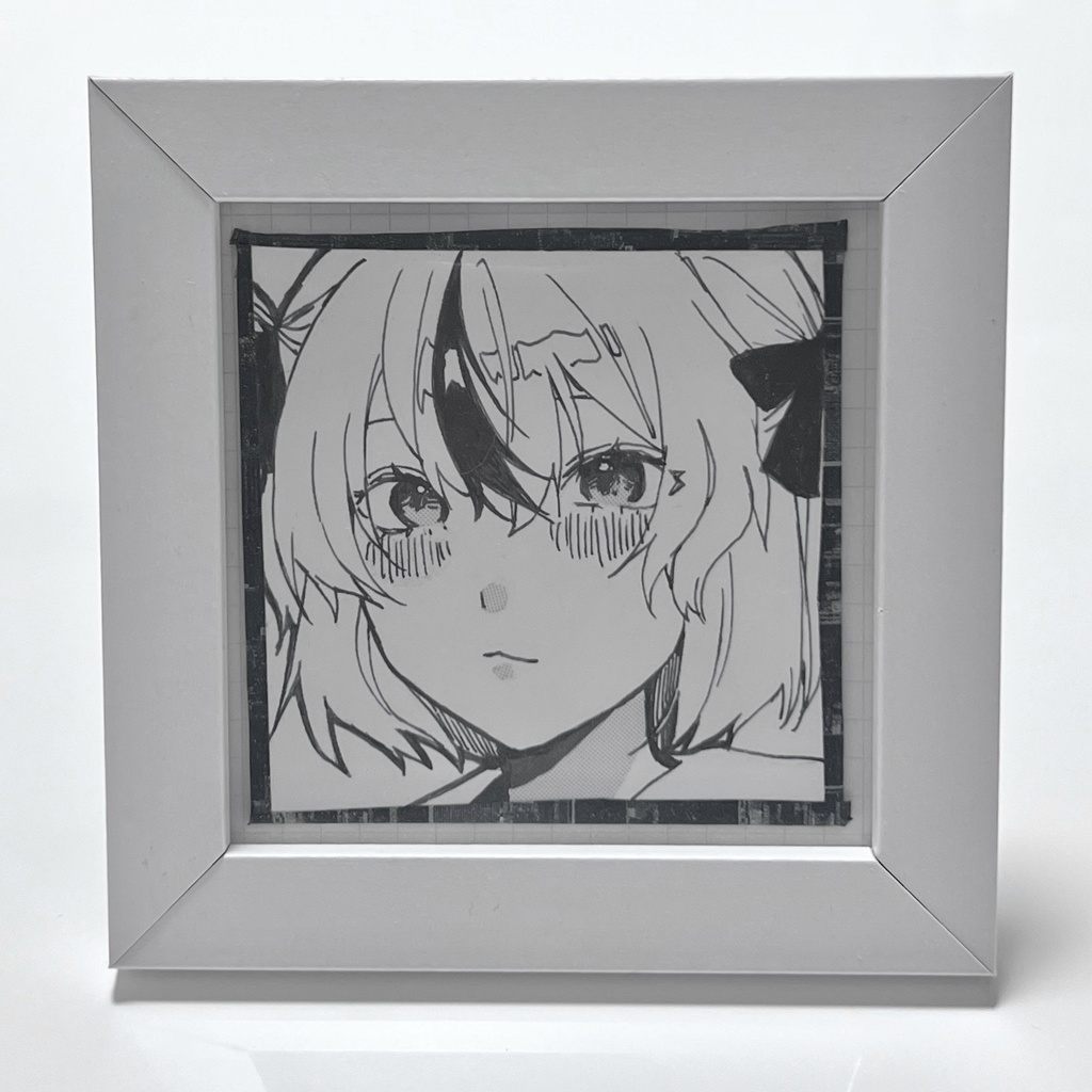 マンガ風ミニ色紙原画