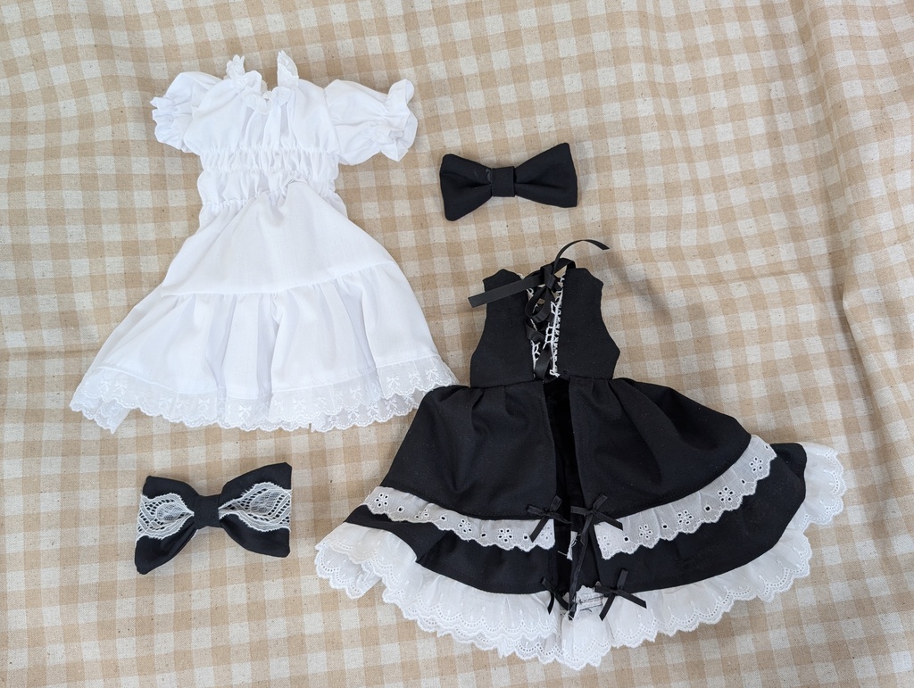 【1/4ドール服】ロリィタワンピース【4点セット】