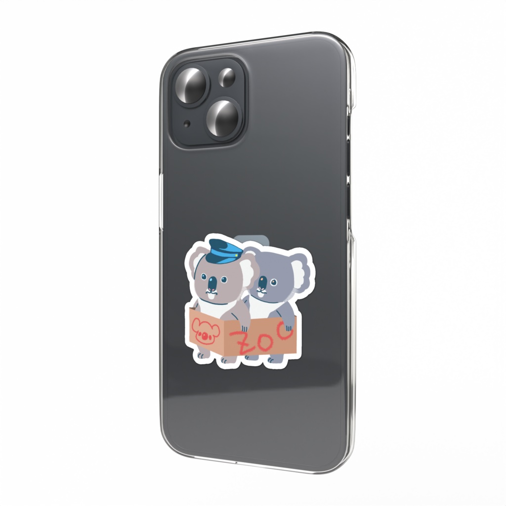 【ZOO】バス発車します【コアラ舎行き】 スマホステッカー