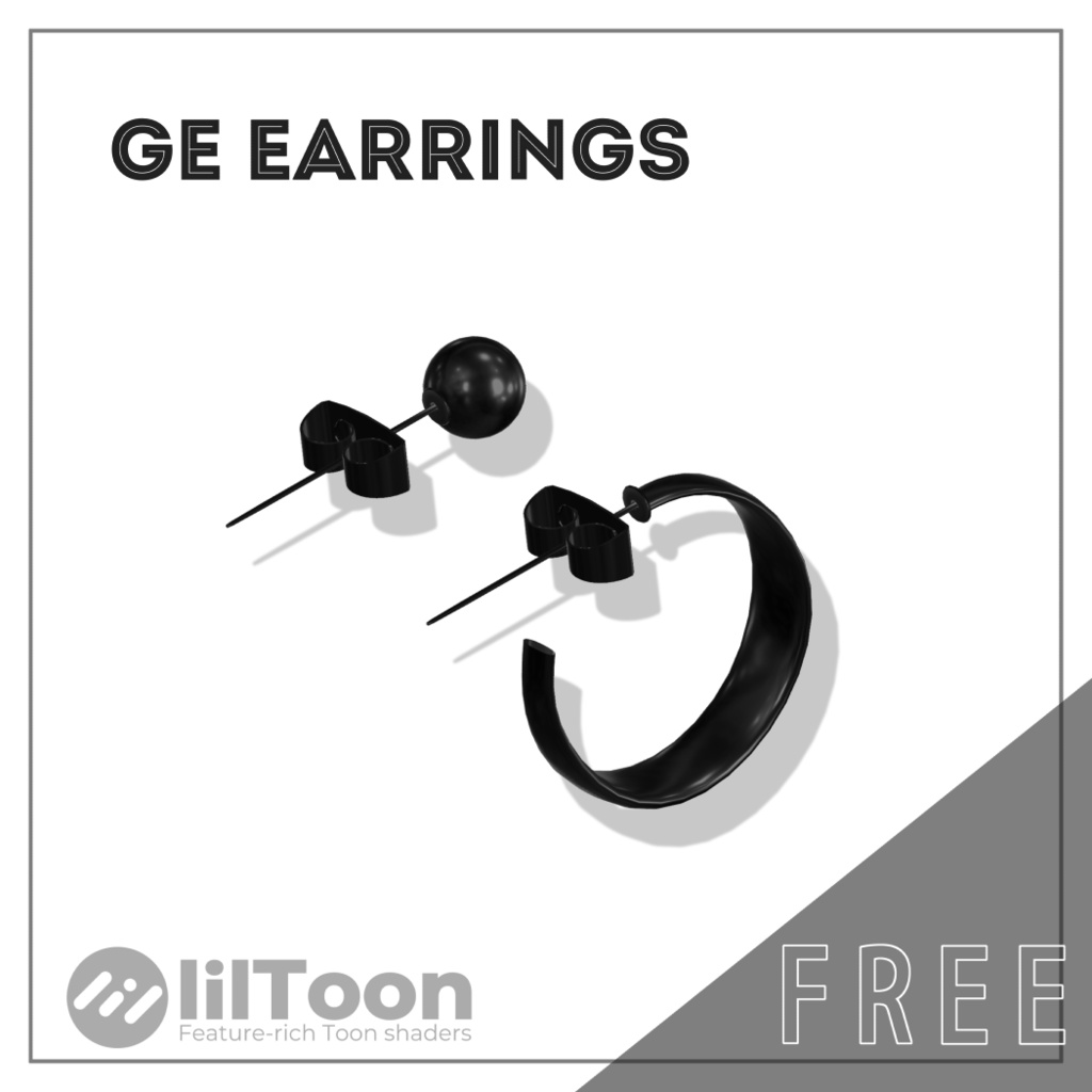 【無料/Free】Ge Earrings
