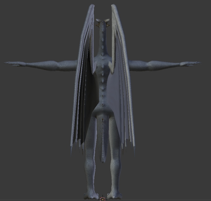 VRC向け3Dモデル ドラゴン