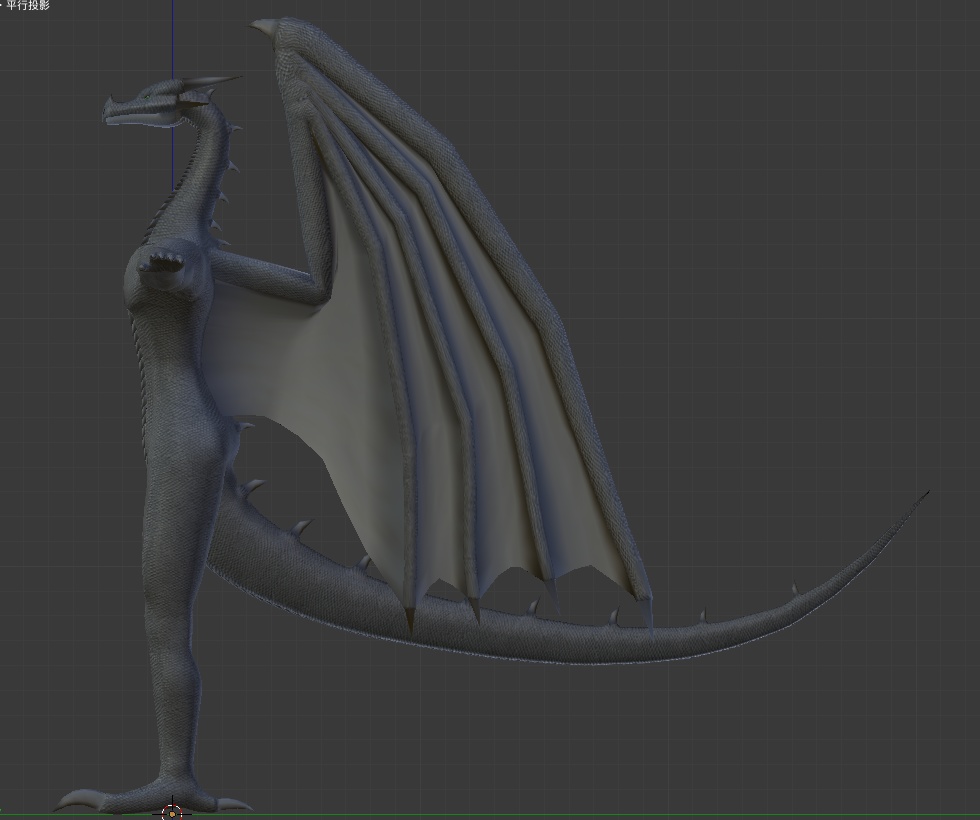 VRC向け3Dモデル ドラゴン