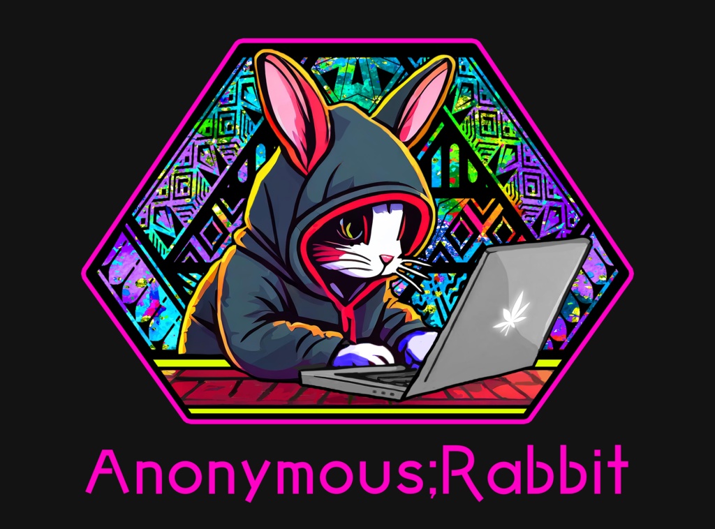 anonymous;rabit (パーカー黒)