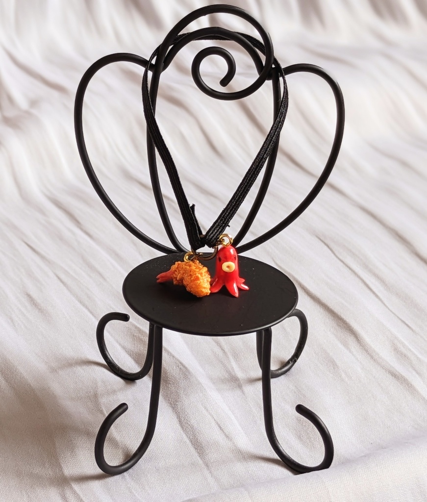 よくばりエビフライとタコさんウインナーのアクセサリー(のるキャラver)