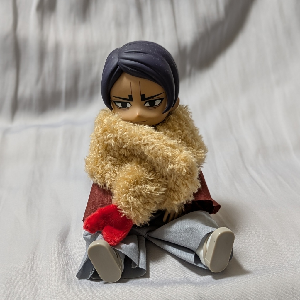 ふわふわエビフライマフラー🍤