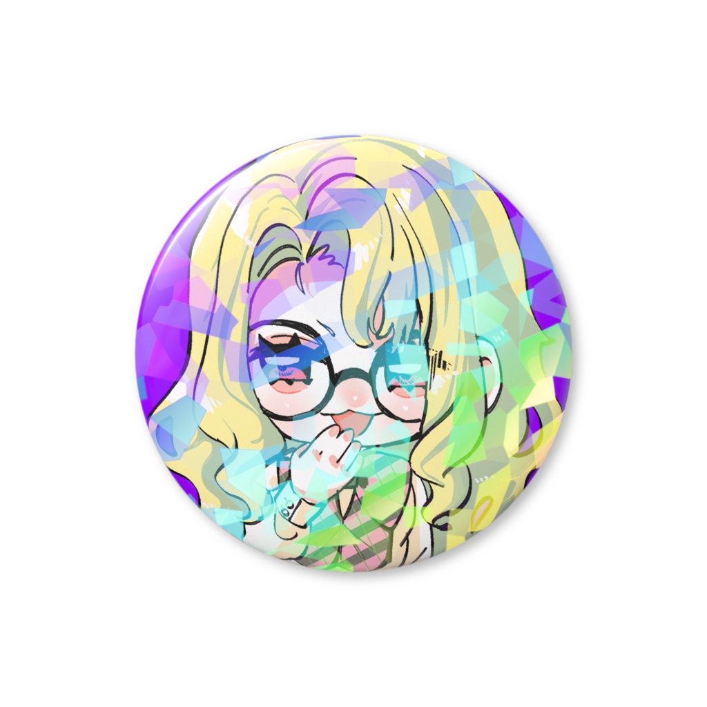 ナホちゃん缶バッジ ホログラム