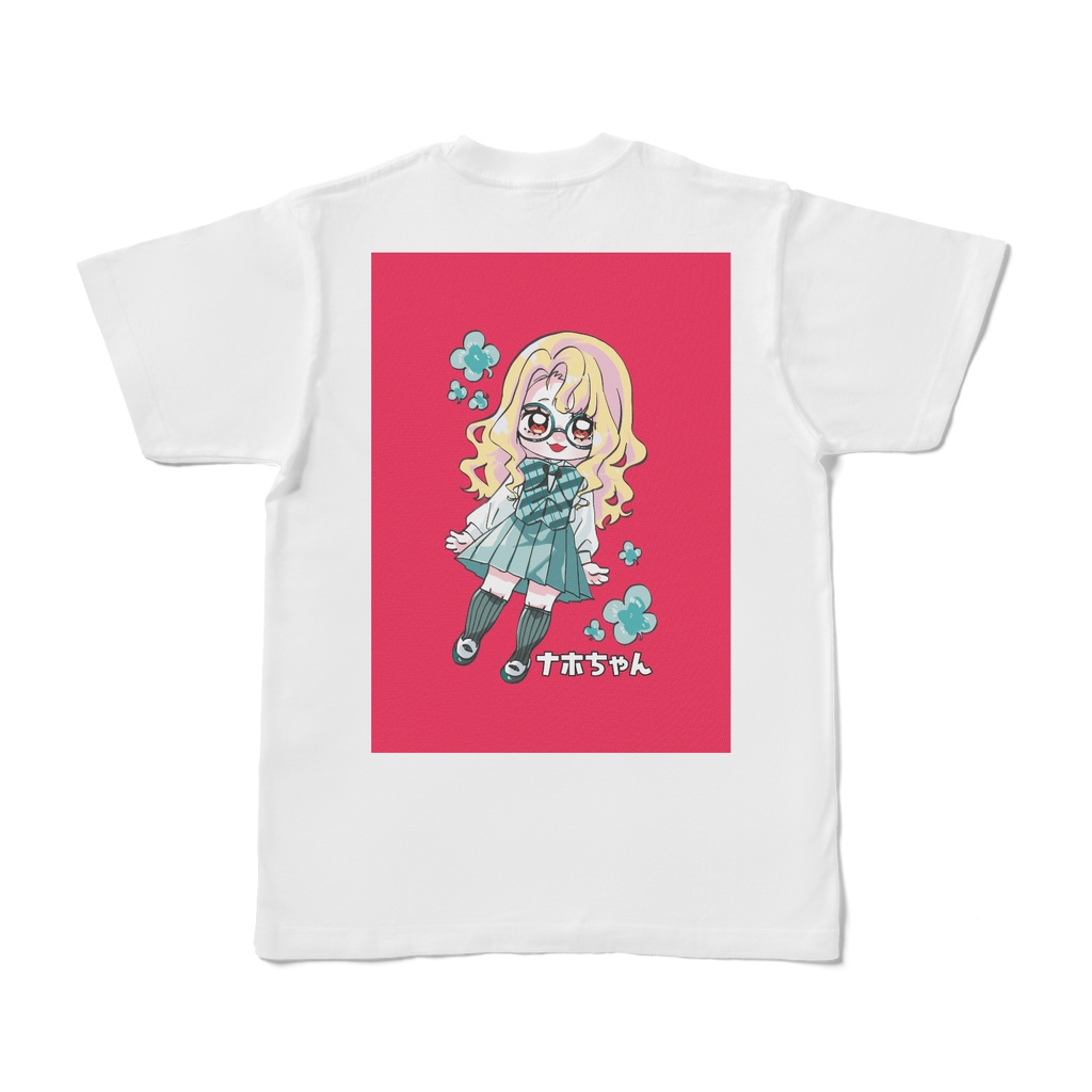 ナホちゃん両面Tシャツ 白