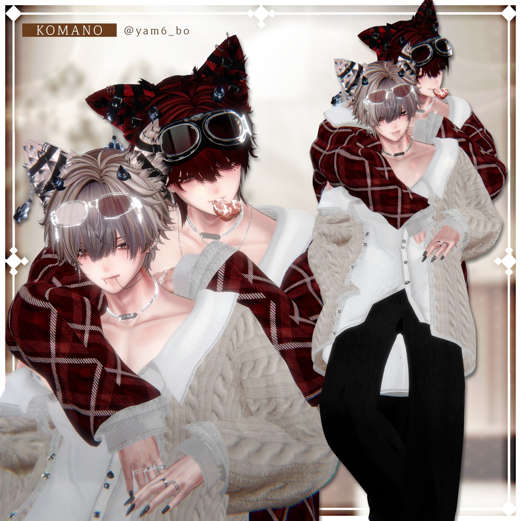 ๐SALE๐ โช๏ธ3AVAโช๏ธ ๐๐๐๐ ๐๐ถ๐๐ / Chic Blanc X Huwamon Collaboration