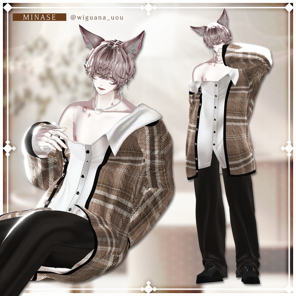 ๐SALE๐ โช๏ธ3AVAโช๏ธ ๐๐๐๐ ๐๐ถ๐๐ / Chic Blanc X Huwamon Collaboration