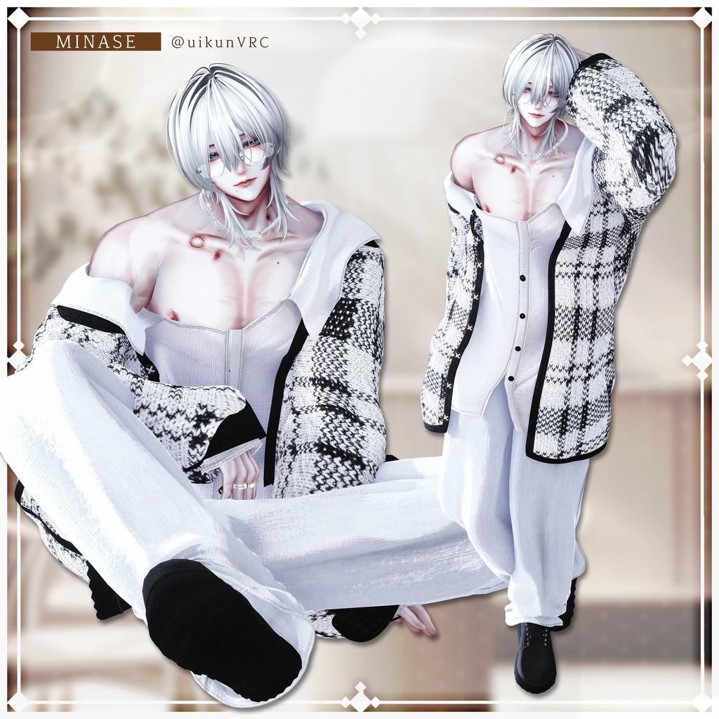 ๐SALE๐ โช๏ธ3AVAโช๏ธ ๐๐๐๐ ๐๐ถ๐๐ / Chic Blanc X Huwamon Collaboration