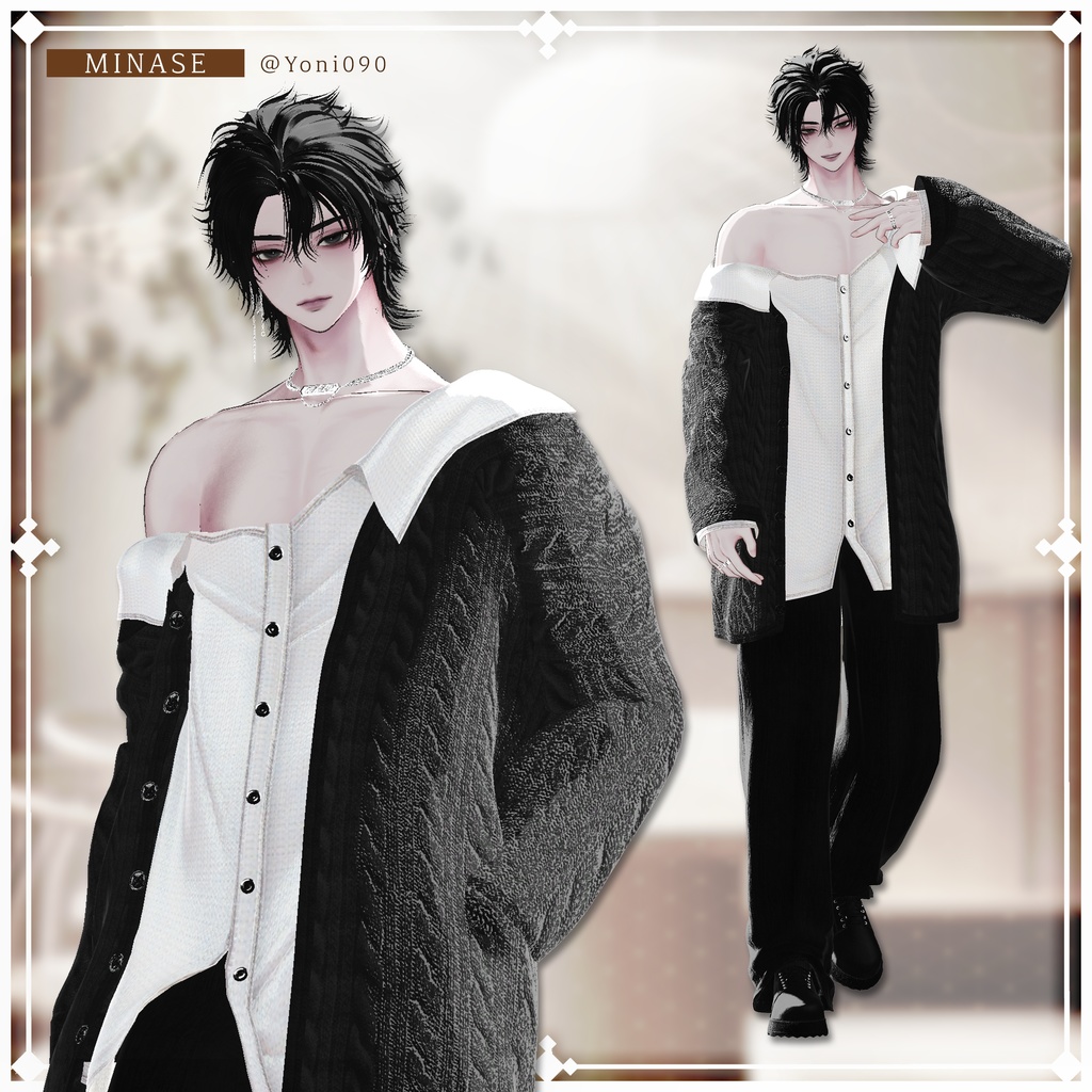 ๐SALE๐ โช๏ธ3AVAโช๏ธ ๐๐๐๐ ๐๐ถ๐๐ / Chic Blanc X Huwamon Collaboration