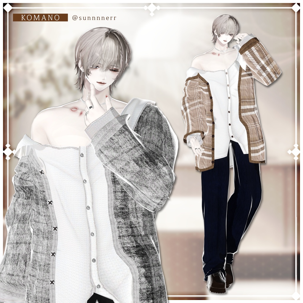 ๐SALE๐ โช๏ธ3AVAโช๏ธ ๐๐๐๐ ๐๐ถ๐๐ / Chic Blanc X Huwamon Collaboration